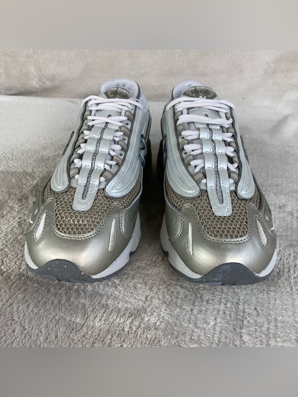 New Balance 1000 Mens Size 10 Light Silver Arid Stone Running Shoes M1000N NEW - Picture 5 of 10